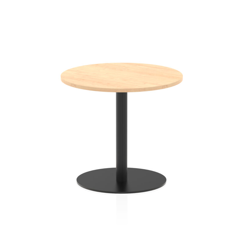 Italia Round Poseur Table Black Leg - Image 16