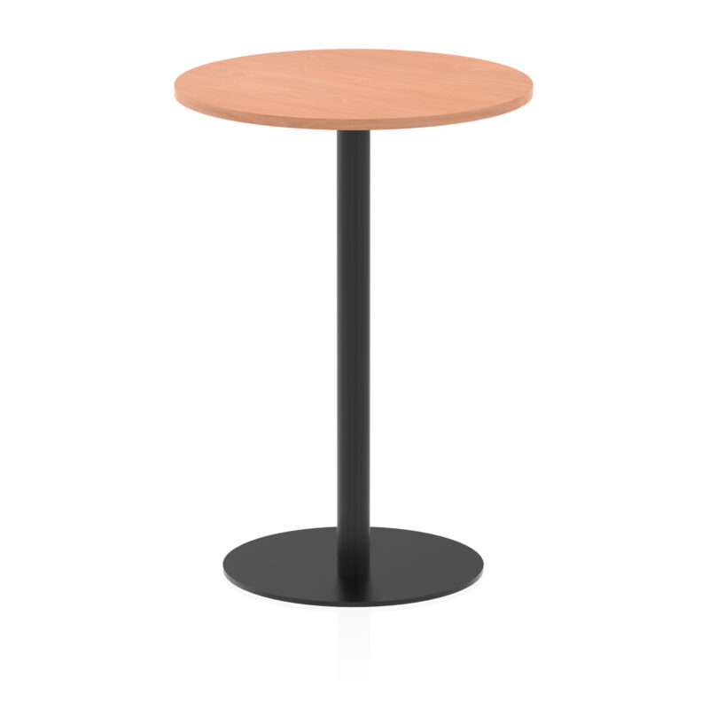 Italia Round Poseur Table Black Leg - Image 19