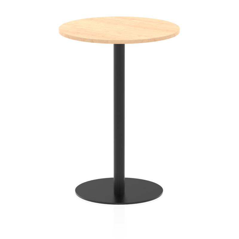 Italia Round Poseur Table Black Leg - Image 22