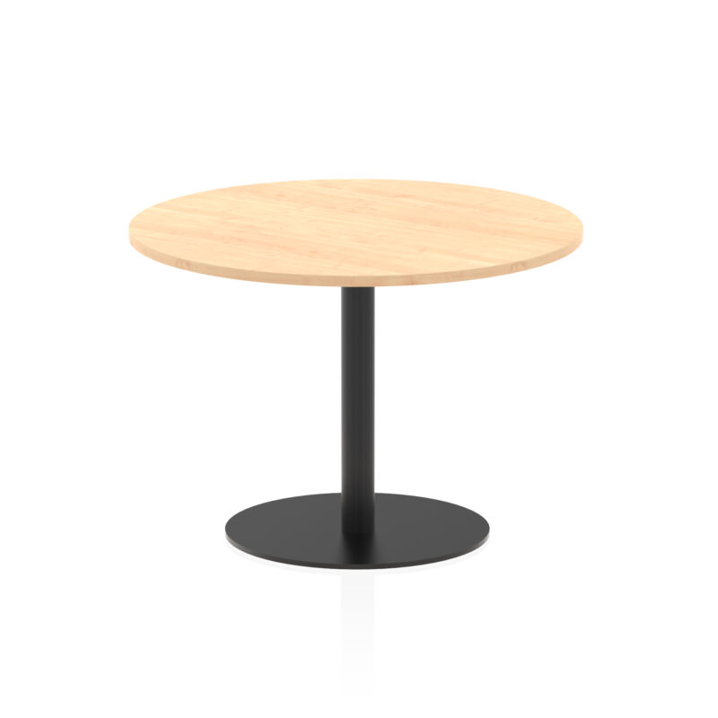 Italia Round Poseur Table Black Leg - Image 28