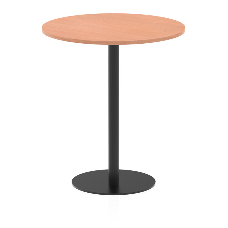 Italia Round Poseur Table Black Leg - Image 31