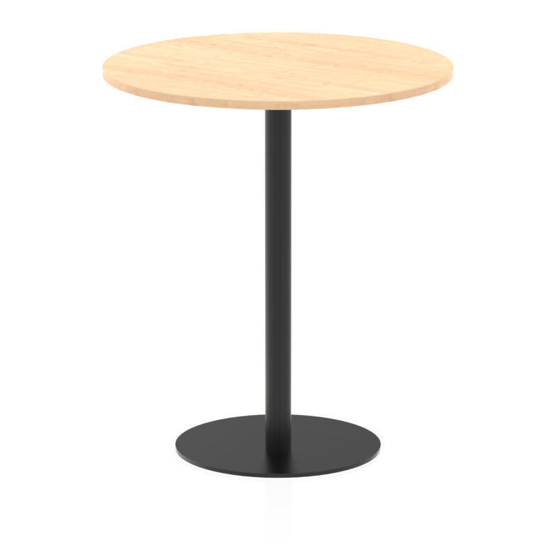 Italia Round Poseur Table Black Leg - Image 34