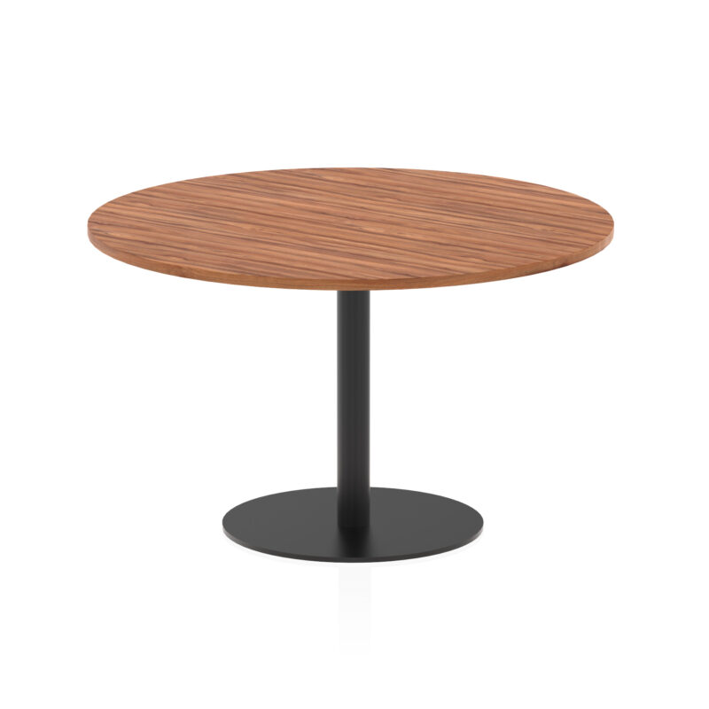 Italia Round Poseur Table Black Leg - Image 38