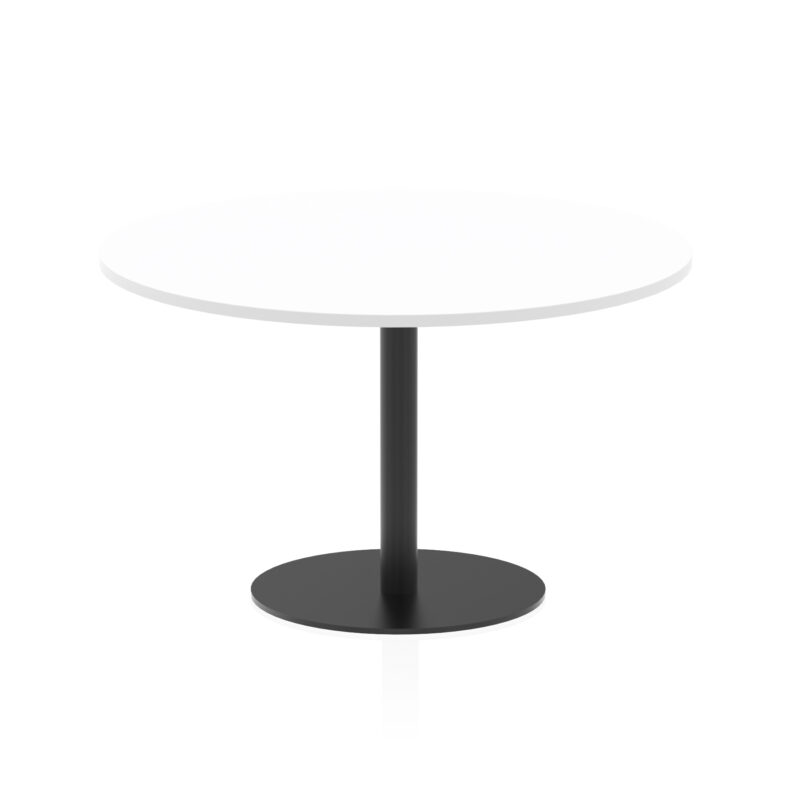 Italia Round Poseur Table Black Leg - Image 39