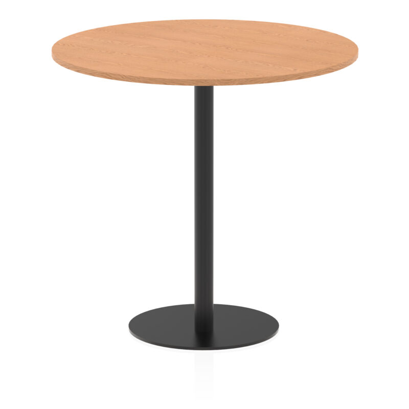 Italia Round Poseur Table Black Leg - Image 47
