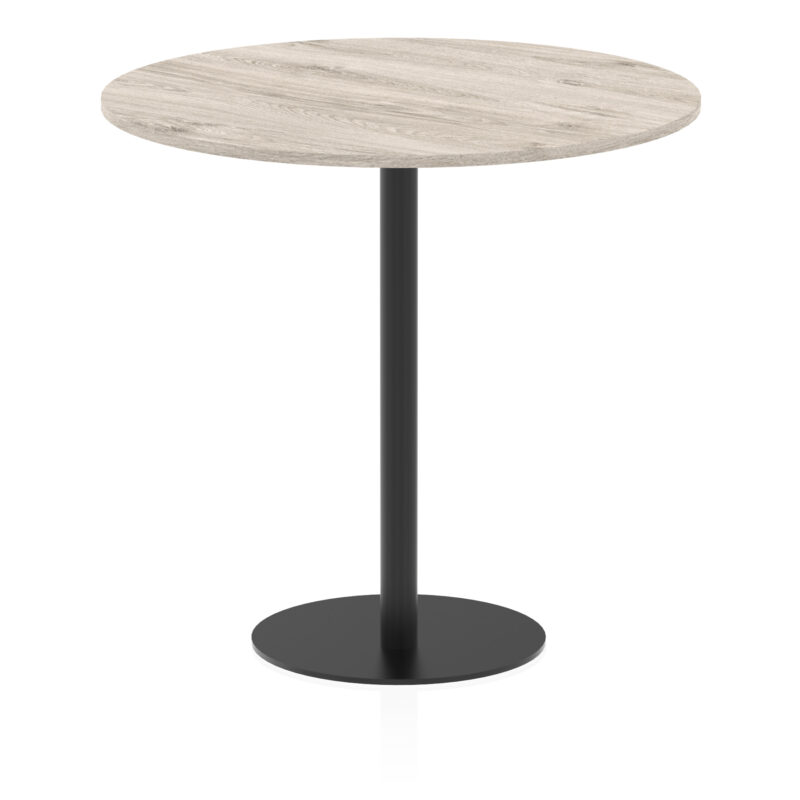 Italia Round Poseur Table Black Leg - Image 48