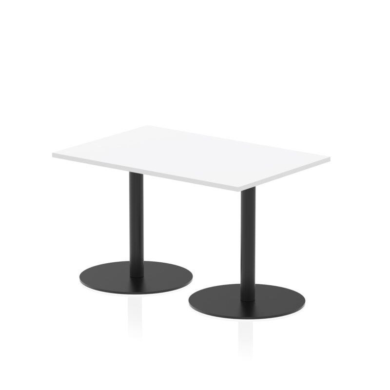 Italia Rectangular Poseur Table Black Leg - Image 3