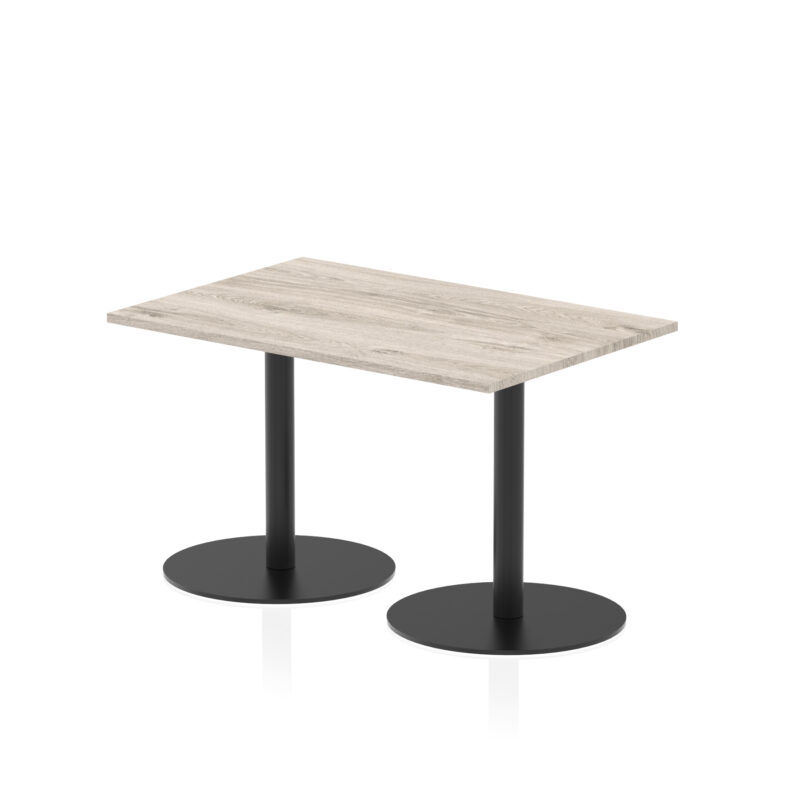 Italia Rectangular Poseur Table Black Leg - Image 6