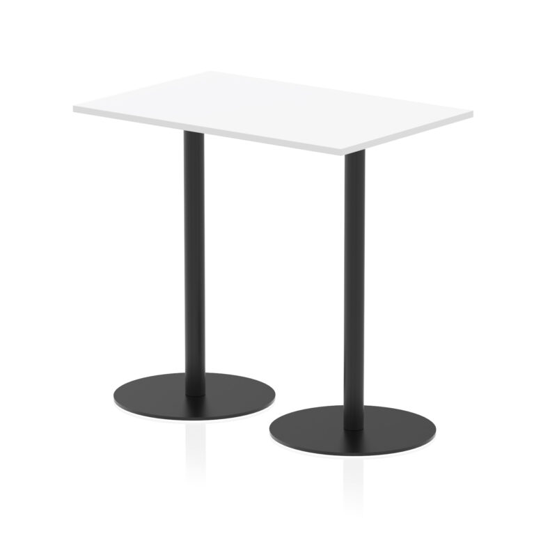 Italia Rectangular Poseur Table Black Leg - Image 9