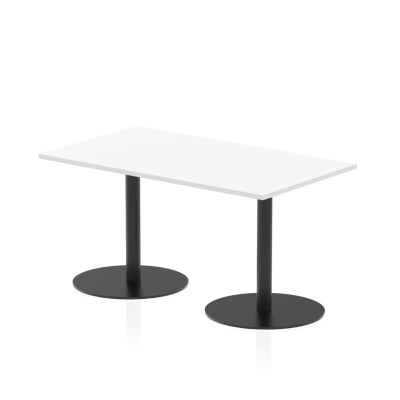 Italia Rectangular Poseur Table Black Leg - Image 15