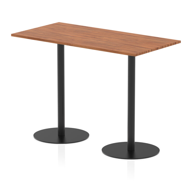 Italia Rectangular Poseur Table Black Leg - Image 32