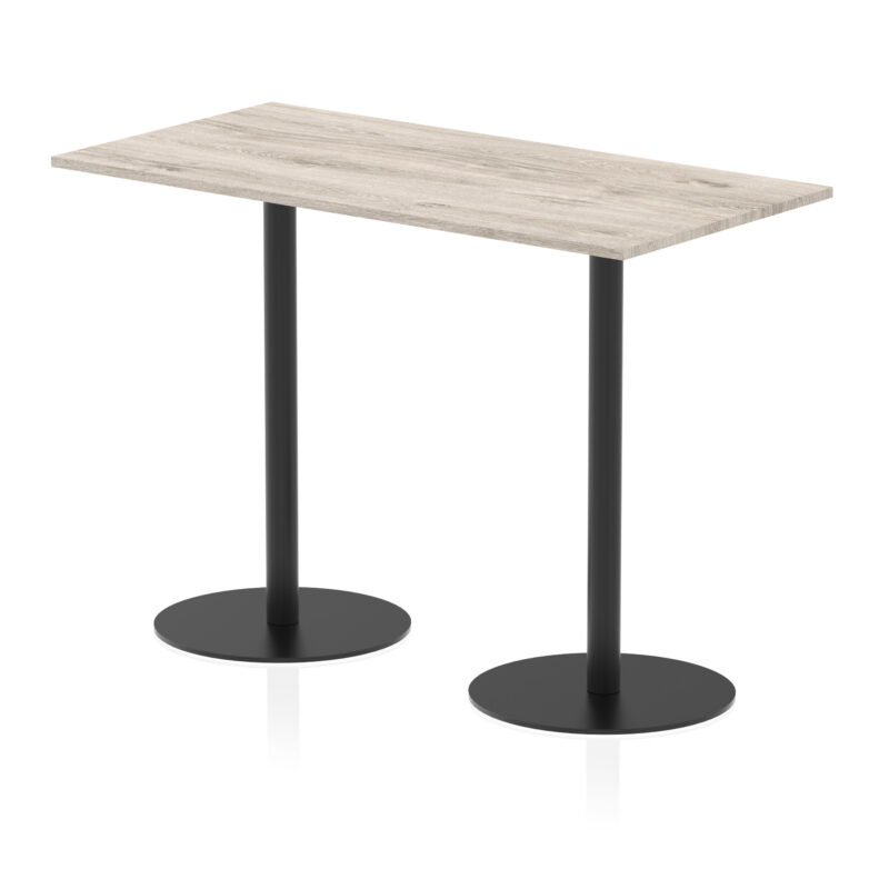 Italia Rectangular Poseur Table Black Leg - Image 36