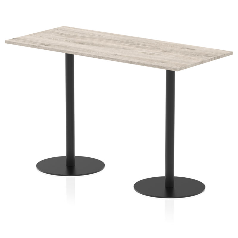 Italia Rectangular Poseur Table Black Leg - Image 48