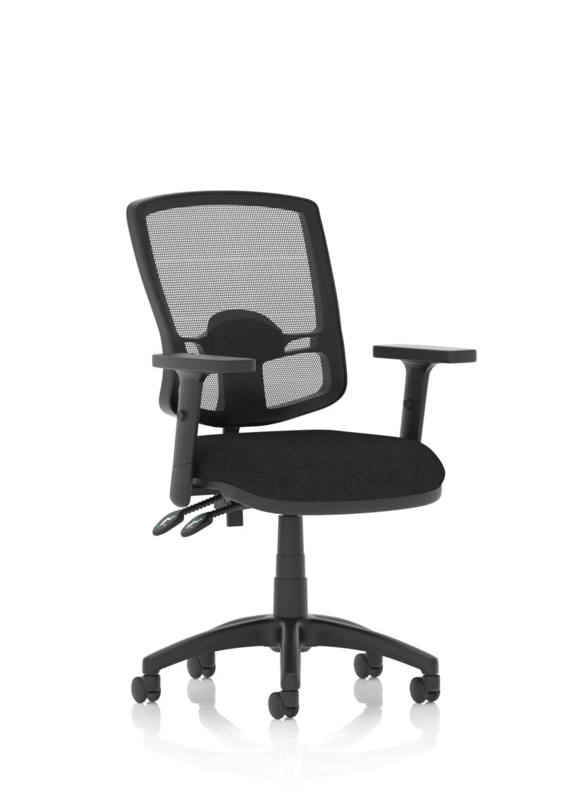 Eclipse Plus II Deluxe Mesh Back Task Operator Office Chair - Image 5
