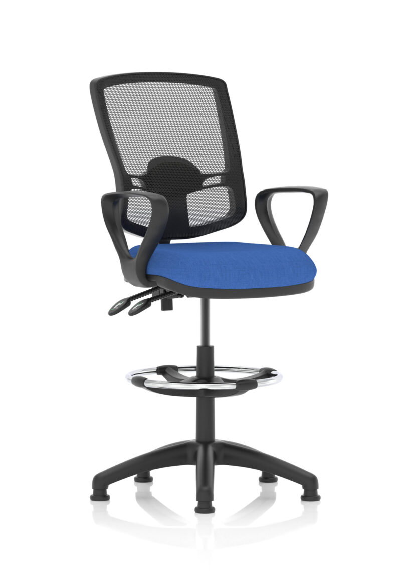 Eclipse Plus II Deluxe Mesh Back Task Operator Office Chair - Image 11