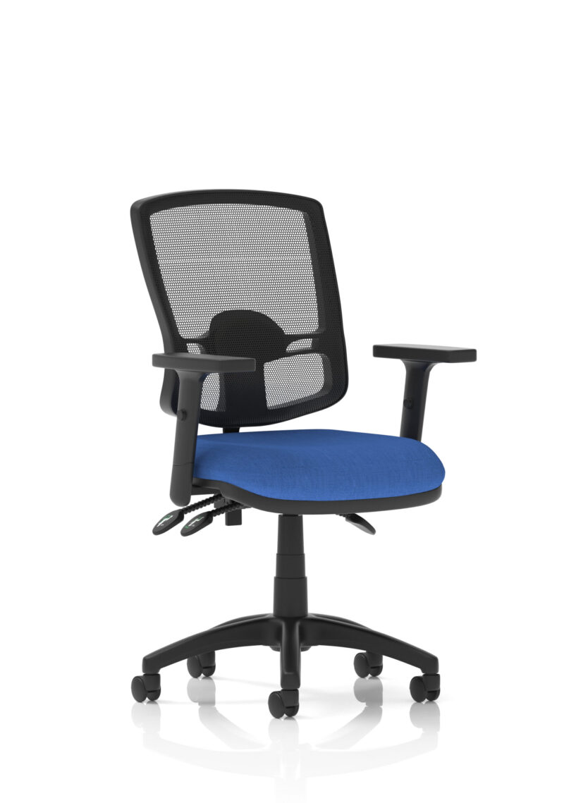 Eclipse Plus III Deluxe Medium Mesh Back Task Operator Office Chair - Image 7