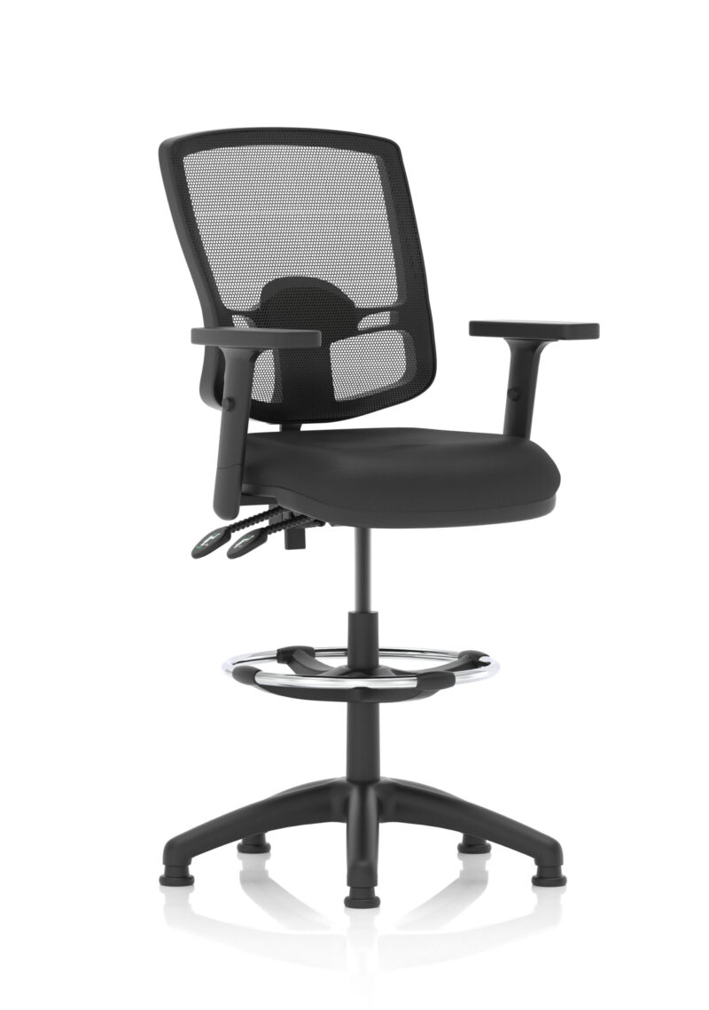 Eclipse Plus II Deluxe Mesh Back Task Operator Office Chair - Image 27