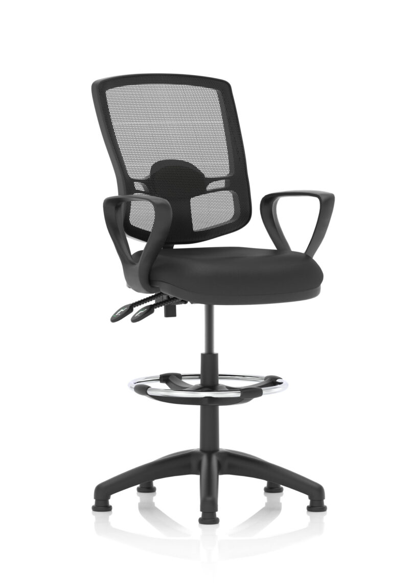 Eclipse Plus II Deluxe Mesh Back Task Operator Office Chair - Image 25