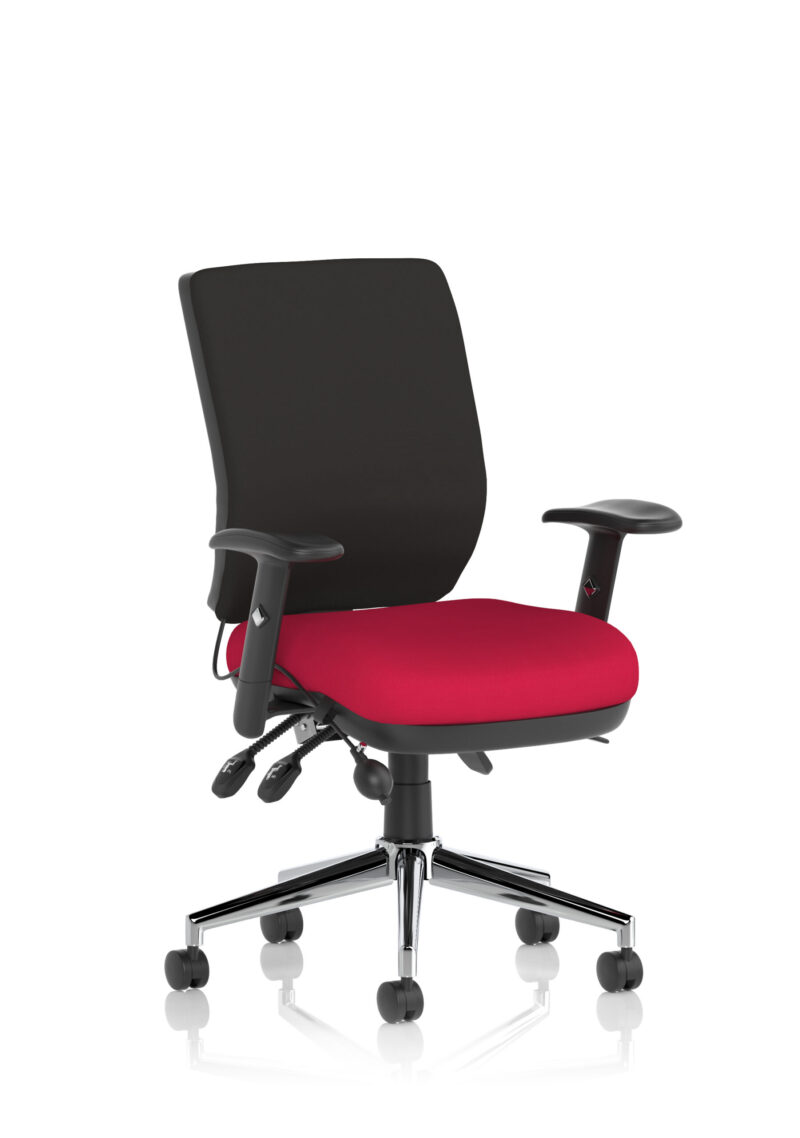 Chiro Medium Back Task Operator Office Chair - Image 34