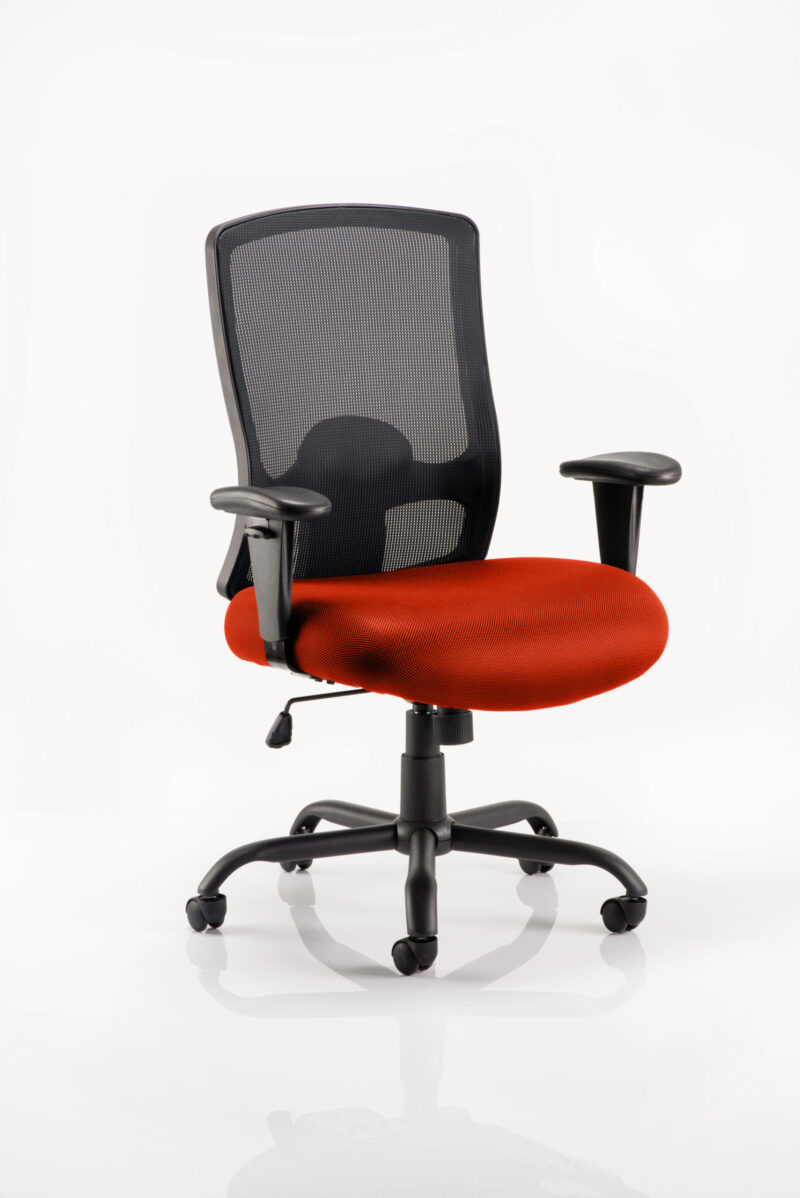 Portland HD High Back Heavy Duty Task Operator Office Chair with Arms - Image 12