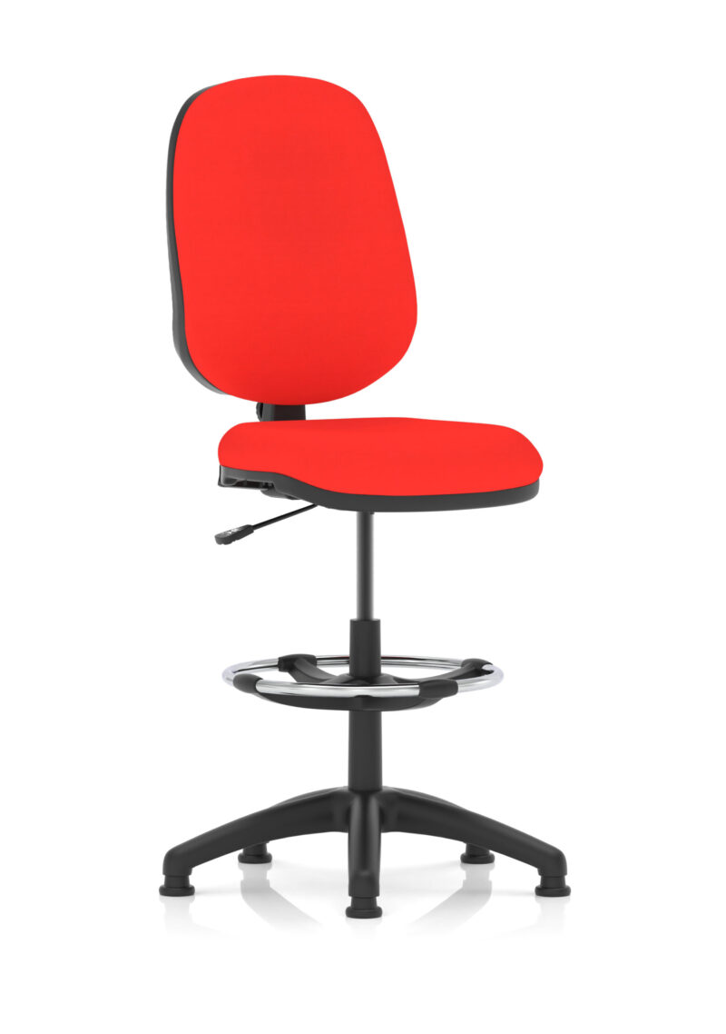Eclipse Plus I Medium Back Task Operator Office Chair with Hi Rise Draughtsman Kit - Image 10