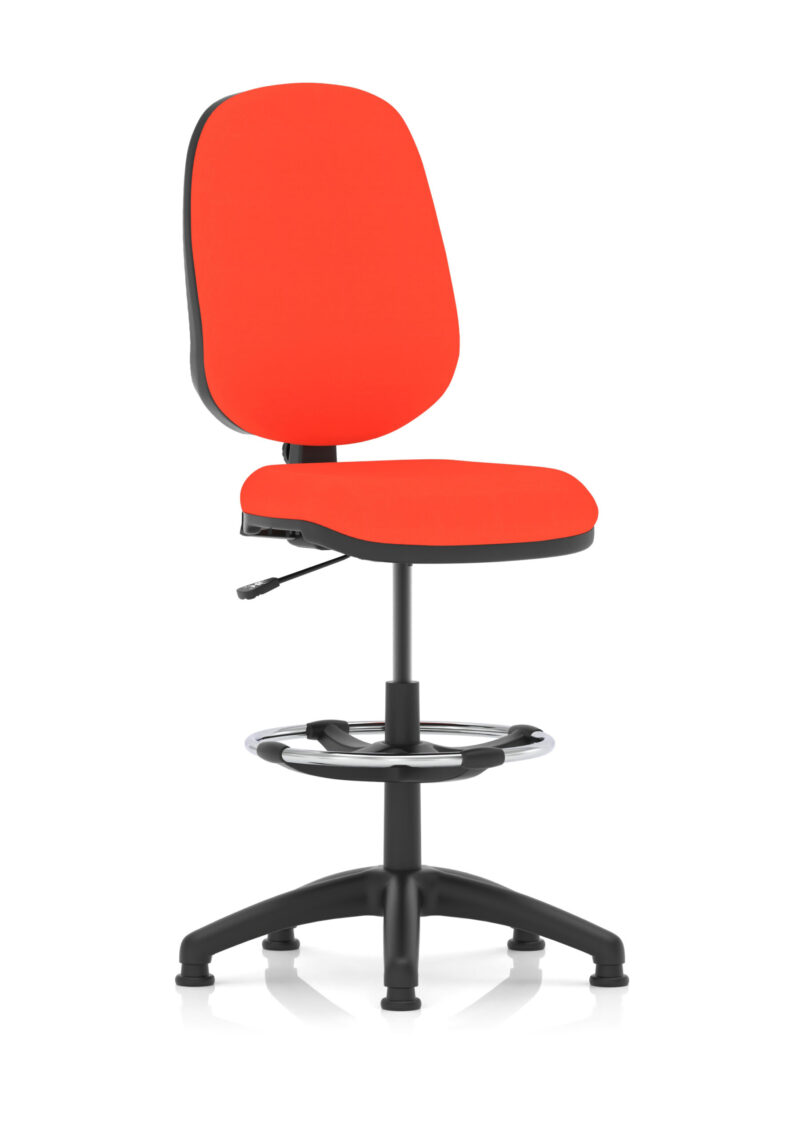 Eclipse Plus I Medium Back Task Operator Office Chair with Hi Rise Draughtsman Kit - Image 13