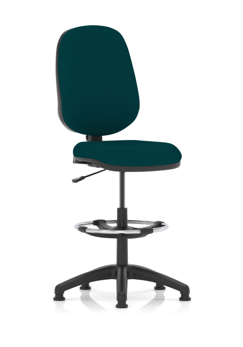 Eclipse Plus I Medium Back Task Operator Office Chair with Hi Rise Draughtsman Kit - Image 16