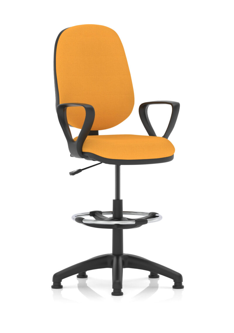 Eclipse Plus I Medium Back Task Operator Office Chair with Hi Rise Draughtsman Kit - Image 30
