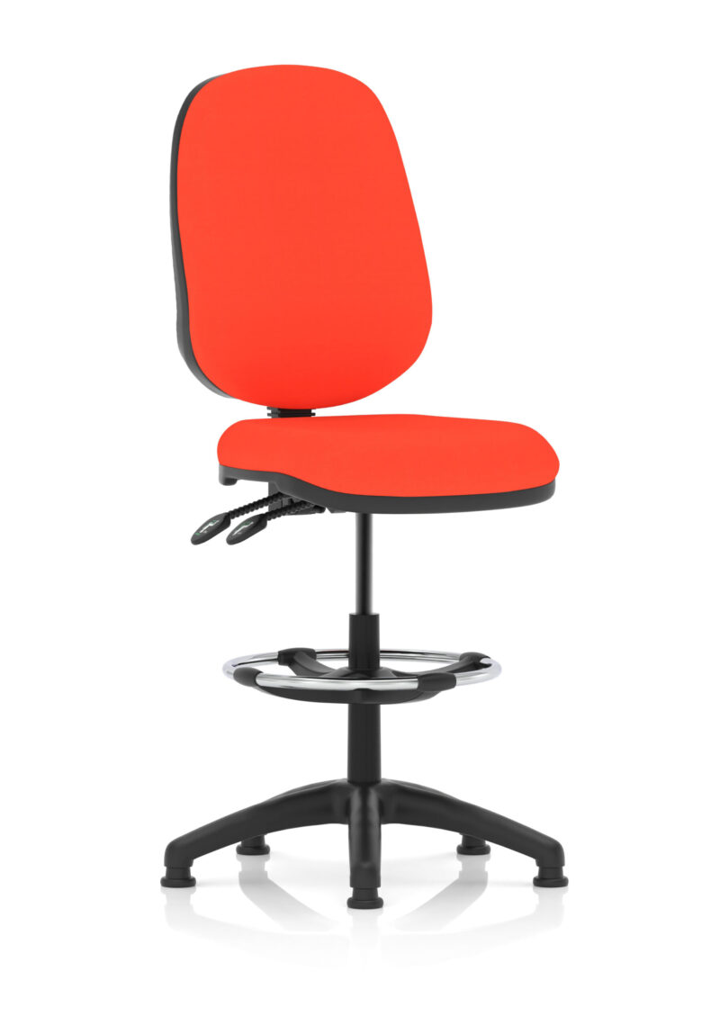 Eclipse Plus II Task Operator Office Chair with Hi Rise Draughtsman Kit - Image 22