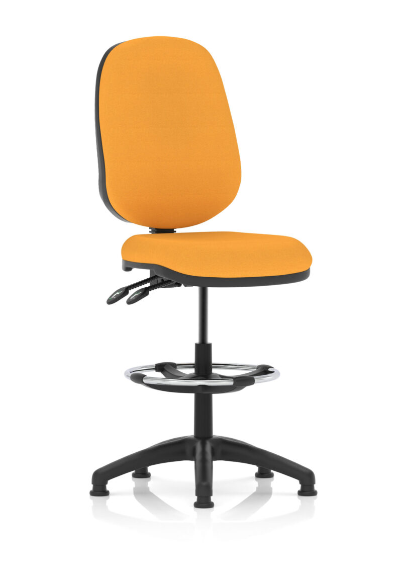Eclipse Plus II Task Operator Office Chair with Hi Rise Draughtsman Kit - Image 25