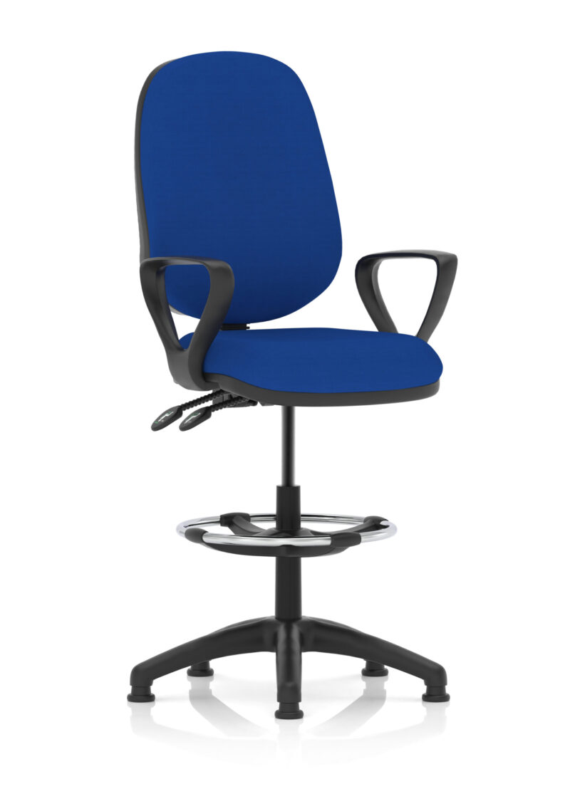 Eclipse Plus II Task Operator Office Chair with Hi Rise Draughtsman Kit - Image 20