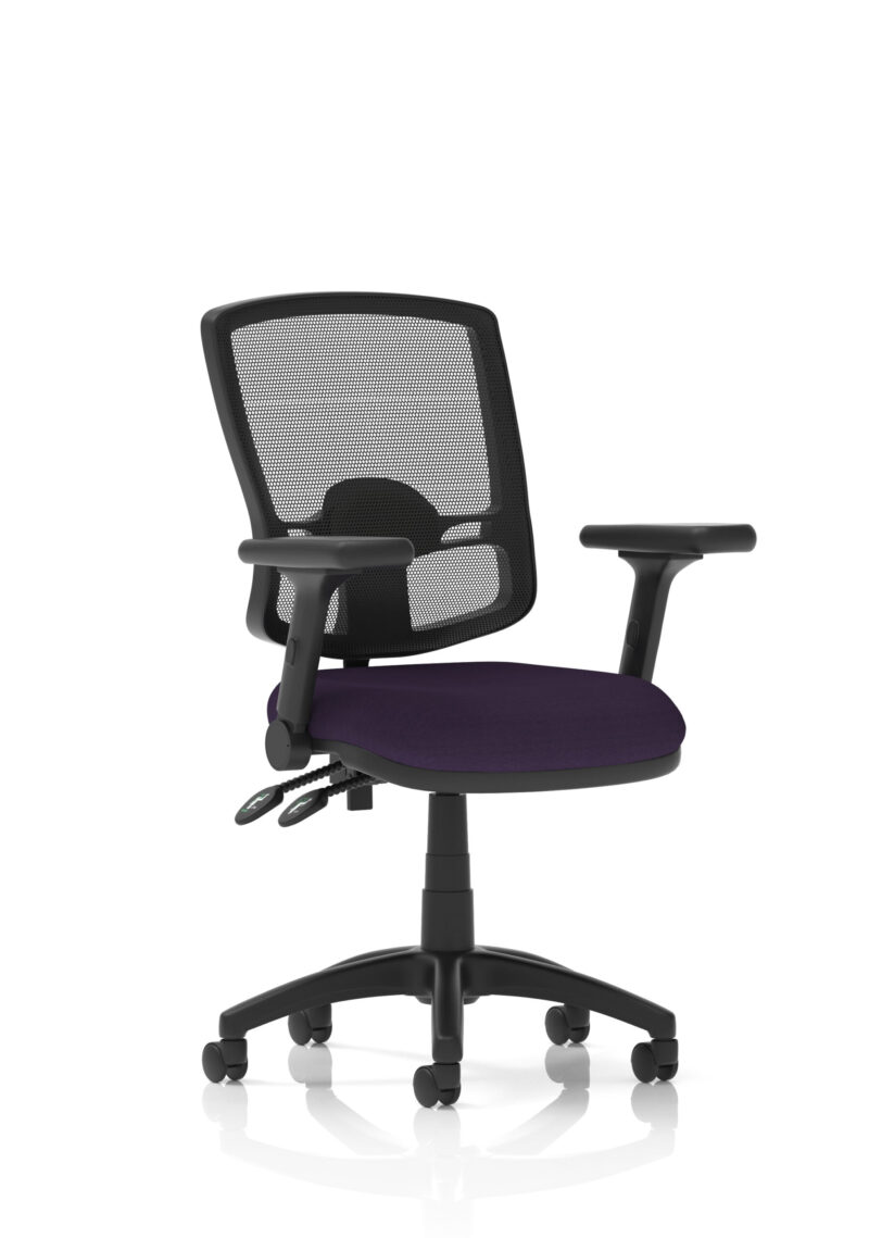 Eclipse Plus II Deluxe Mesh Back Task Operator Office Chair - Image 60
