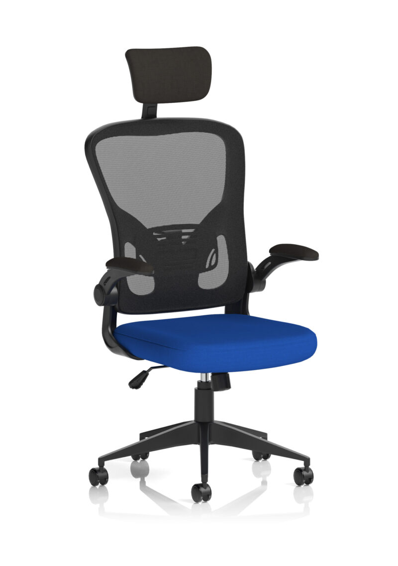 Ace Executive Mesh Chair With Folding Arms - Image 14