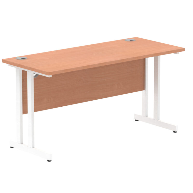 Impulse 1400mm Slimline Desk Cantilever Leg - Image 11