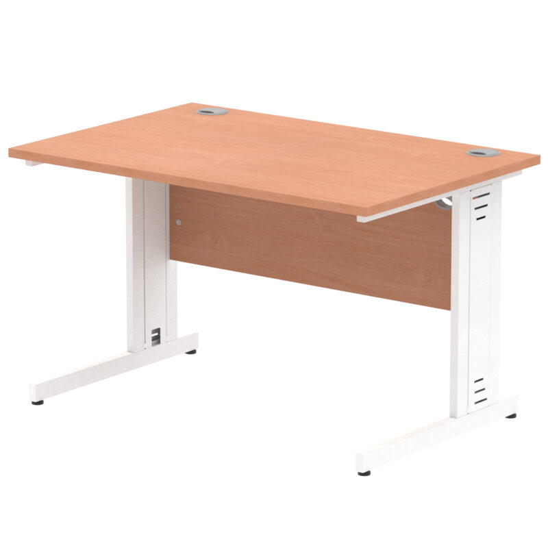 Impulse 1200mm Straight Desk Cable Managed Leg - Image 9