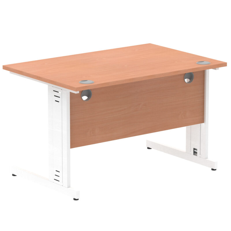 Impulse 1200mm Straight Desk Cable Managed Leg - Image 15