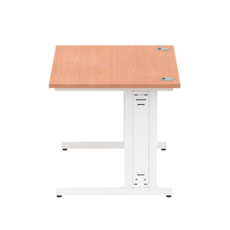Impulse 1200mm Straight Desk Cable Managed Leg - Image 16