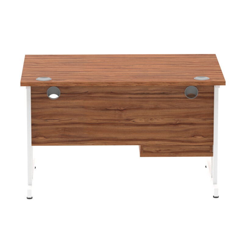 Impulse 1200mm Cantilever Straight Desk With Single Fixed Pedestal - Image 45
