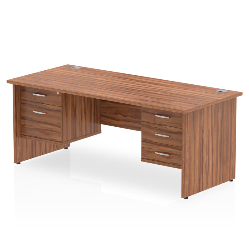 Impulse 1800mm Panel End Straight Desk With Two Fixed Pedestal - Image 27