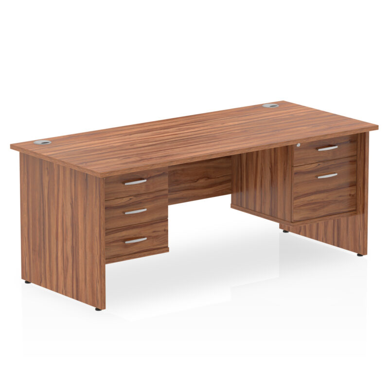 Impulse 1800mm Panel End Straight Desk With Two Fixed Pedestal - Image 28