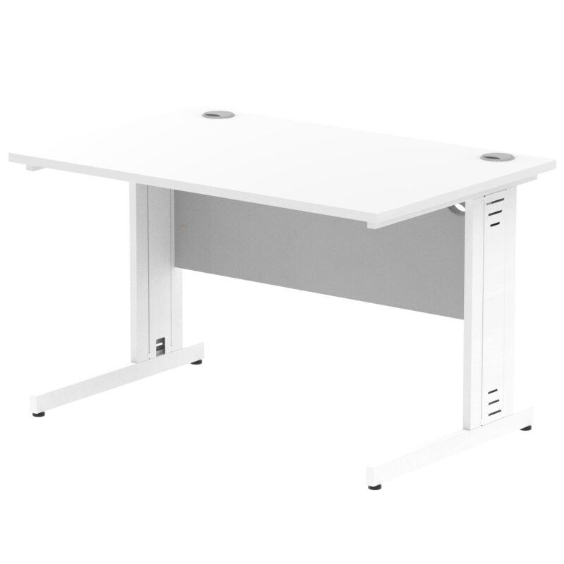 Impulse 1200mm Straight Desk Cable Managed Leg - Image 89