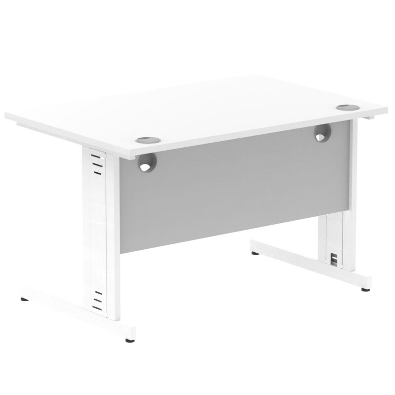 Impulse 1200mm Straight Desk Cable Managed Leg - Image 95