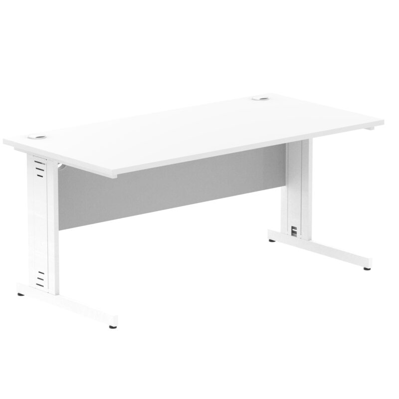 Impulse 1600mm Straight Desk Cable Managed Leg - Image 91