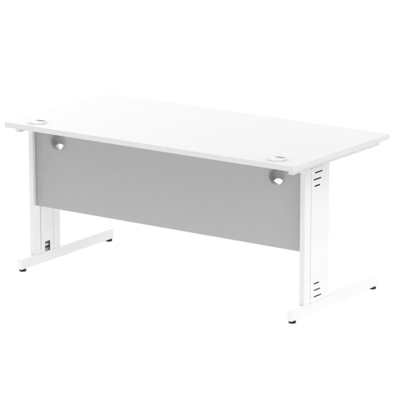 Impulse 1600mm Straight Desk Cable Managed Leg - Image 93