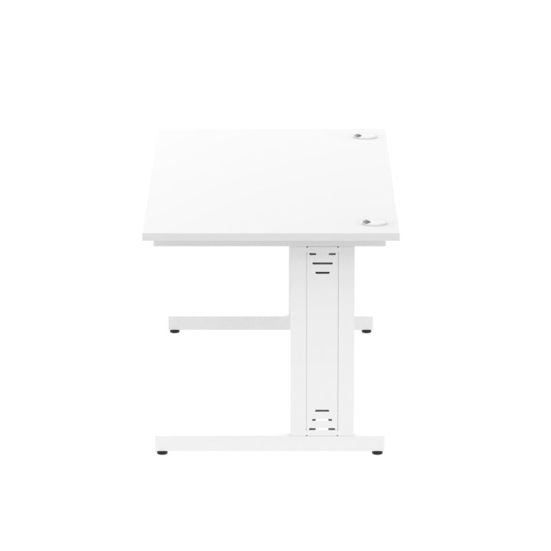 Impulse 1600mm Straight Desk Cable Managed Leg - Image 96