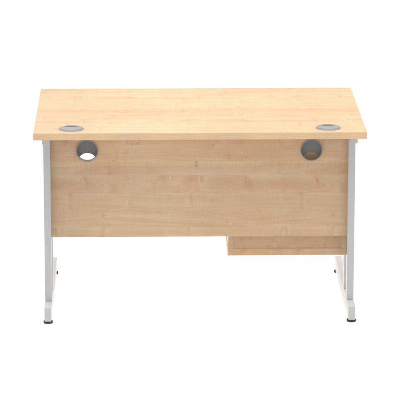 Impulse 1200mm Cantilever Straight Desk With Single Fixed Pedestal - Image 84