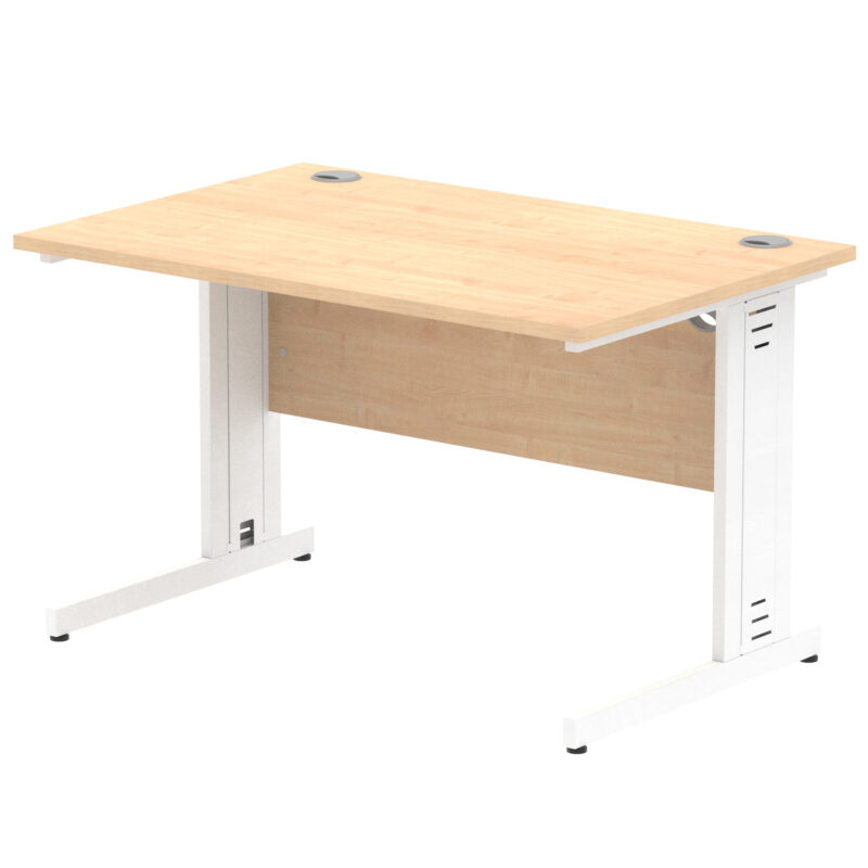 Impulse 1200mm Straight Desk Cable Managed Leg - Image 41