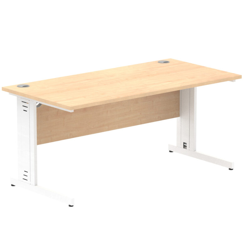 Impulse 1600mm Straight Desk Cable Managed Leg - Image 43