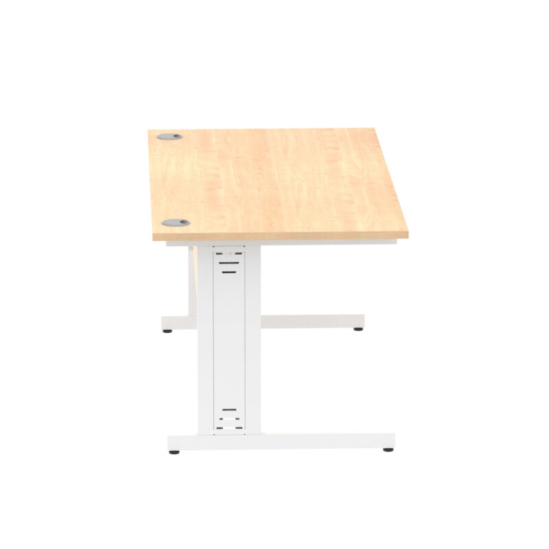 Impulse 1600mm Straight Desk Cable Managed Leg - Image 44
