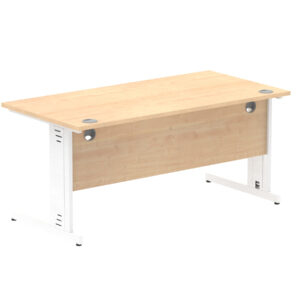 Impulse 1600mm Straight Desk Cable Managed Leg - Image 47